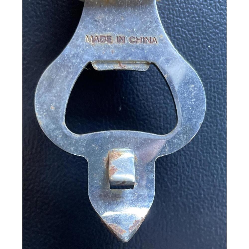 Vintage Avocado Green Handle Can Bottle Opener Kitchen Tool Retro - Picture 8 of 8